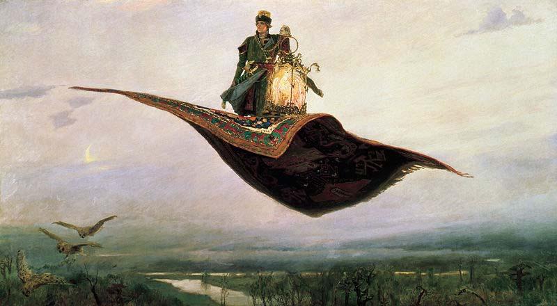 Viktor Vasnetsov Flying Carpet 1880 oil painting image